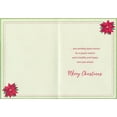 thumbnail image 2 of Designer Greetings 2 Poinsettias and White Scrolling Banner Mother-in-Law Christmas Card, 2 of 2
