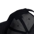 thumbnail image 7 of Classic Unisex Denim Adjustable Low Crown Baseball Cap – Plain Dad Hat Black, 7 of 7