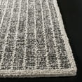 thumbnail image 3 of SAFAVIEH Abstract Dani Striped Area Rug, Ivory/Black, 6' x 6' Square, 3 of 8