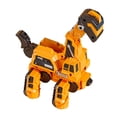 thumbnail image 3 of Juguete de dinosaurio transformable, lindo camión de dinosaurio, juguete para niños, juego divertido para niños de todas las edades. Braquiosaurio Amarillo, 3 of 9