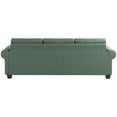 thumbnail image 3 of COPIAE 91” Sofa Couch, Deep Seat Sofa with Lawson Style Armrests, Modern 3 Seater Sofa with Upholstered Cushion& Backrests, Mid-Century Comfy Couch for Living Room, Apartment, 3 of 8
