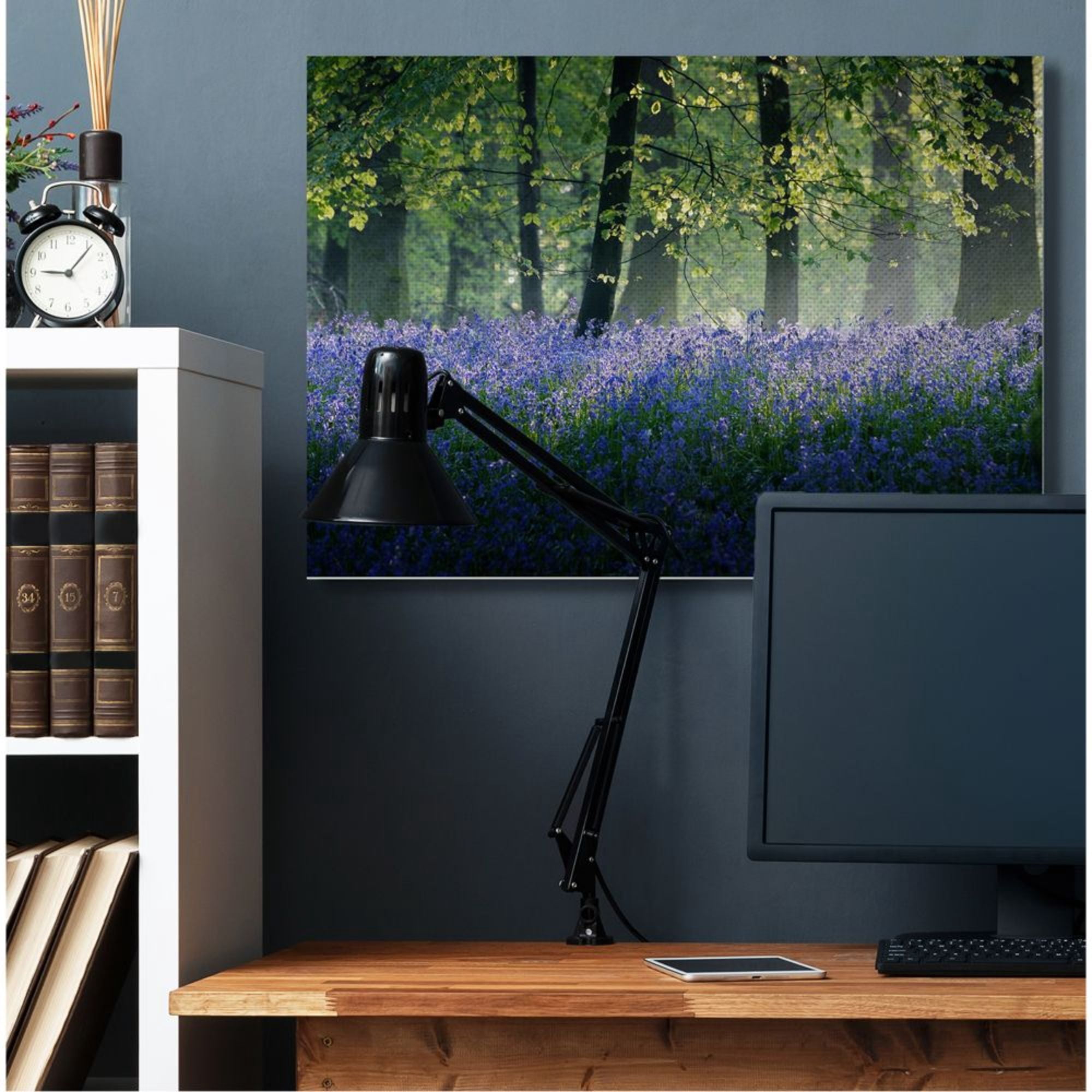 Stupell Industries Floral Lavender Field Morning Tree Forest Light Design by Adelino Goncalves, 36" x 48"