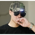 thumbnail image 3 of LINLIN LED Cap, LED Baseball Cap 5 LED Battery Powered LED Fishing Cap with Headlamps Flashlight for Unisex Hunting Fishing Camping Hiking Jogging, 3 of 7