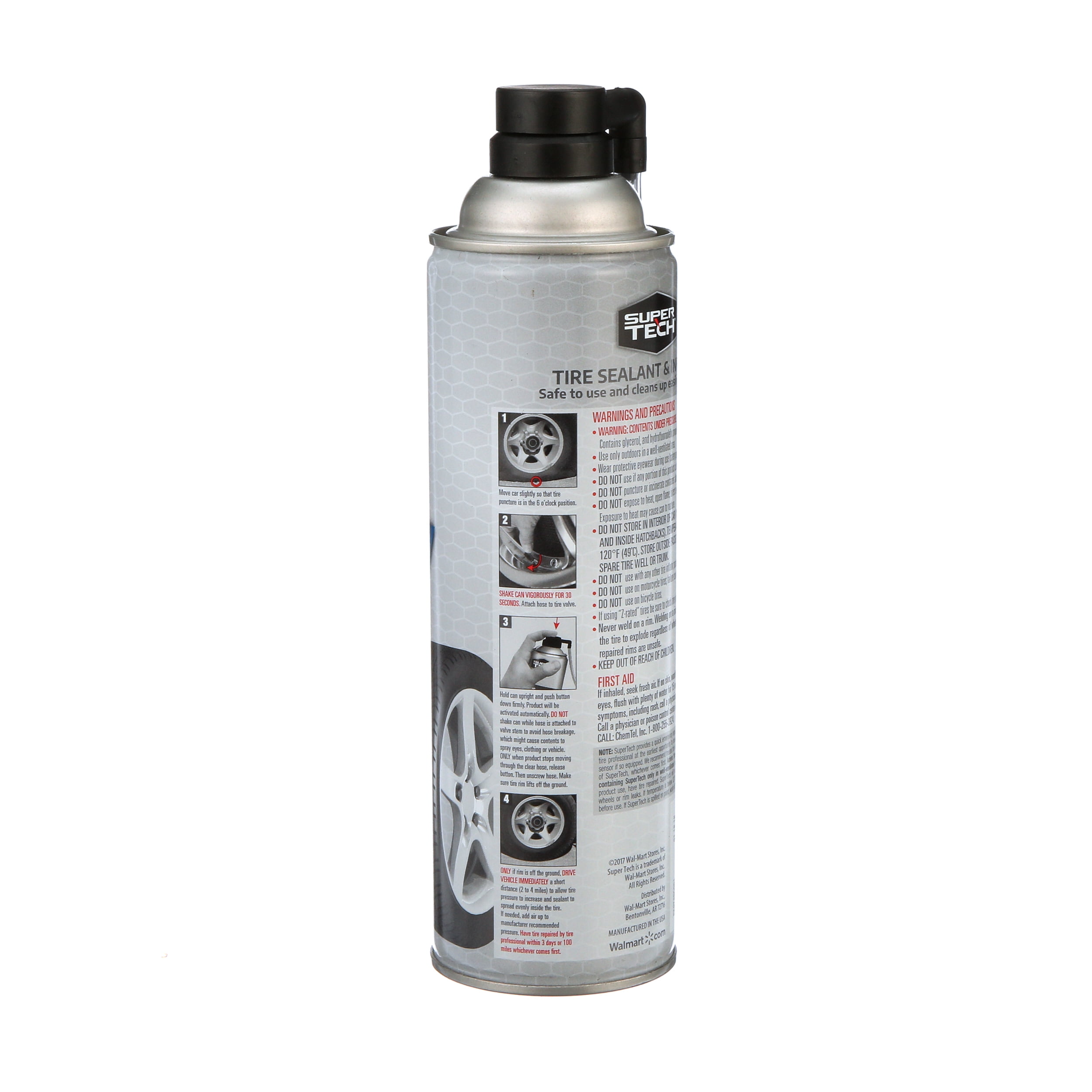 Supertech Aerosol Tire Inflator 20oz - 65001