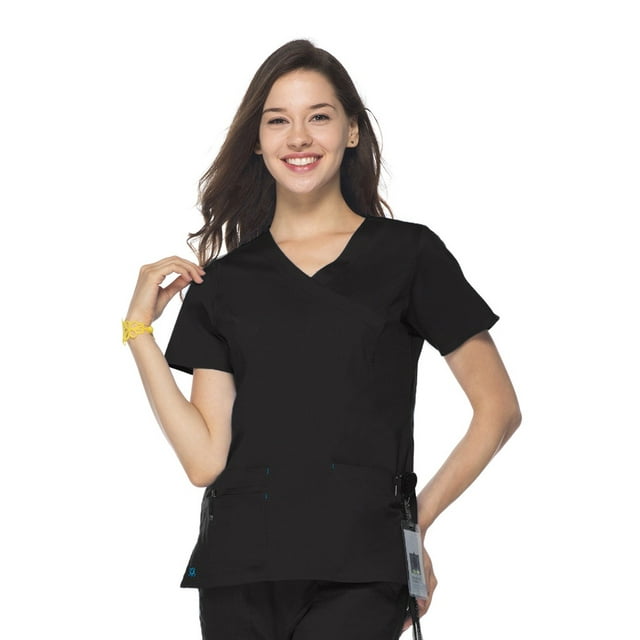 Haut de Sarrau Cache-Cœur à Coutures pour Femme Blossom par Maevn Style Princesse