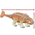 thumbnail image 4 of 36 Style Big Jurassic Dinosaur World Spinosaurus Ankylosaurus Dino Building Block Moc Model Diy Bricks Educational Toys Gift, 4 of 5