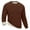 8# Brown, variant on Fshiont Men's Fleece Sweatshirt Sherpa Lined Crewneck Basic Winter Thick Pullover Tops with Pocket Wine L
