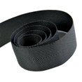 thumbnail image 1 of Papillon Ribbon & Bow R097015-38-0030-0012 1.5 in. 50 Yards Charming Chevron Ribbon With Monofilament Edge- Black & Silver, 1 of 1