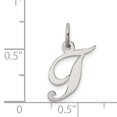 thumbnail image 2 of Pendentif Breloque Collier Monogramme Prénom Initiale Lettre T Délicat en Argent Sterling 925, 2 of 6