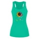 thumbnail image 5 of Blusa sin mangas con cuello redondo y estampado de girasol para mujer Fridja  gh3049, 5 of 5