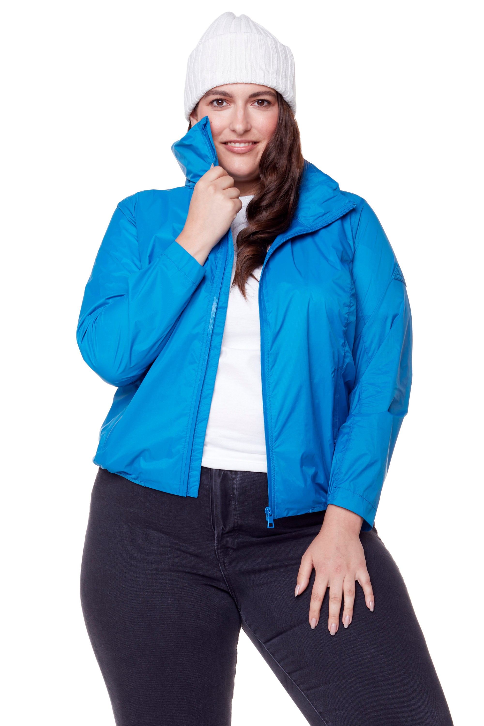 Alpine North Women's Ultralight Jacket (Plus Size) - Lightweight, Windproof & Water Recycled Windbreaker -