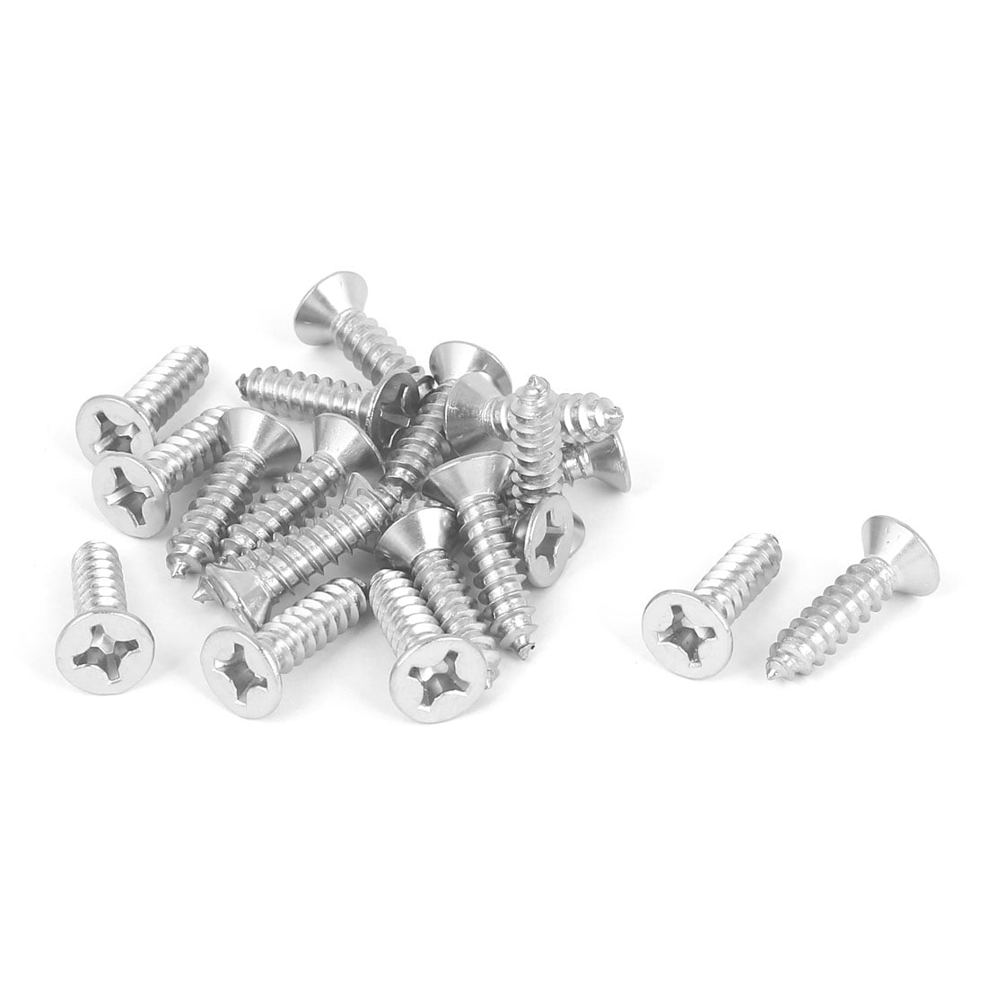 FixtureDisplays Vis à Tête Ronde à Empreinte Cruciforme En Acier Au