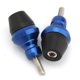 thumbnail image 4 of 2x M6 Marco de guardabarros delantero Deslizadores Tornillos Protector de horquilla para motocicleta Suzuki Azul Cola Marco Deslizadores Tornillo, 4 of 8