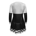 thumbnail image 5 of Ruimatai Robe Décontractée pour Femmes Imprimé de Noël Col Rond Jupe Plissée Manches Longues, 5 of 5