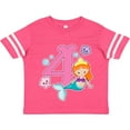 thumbnail image 3 of Inktastic I Am 4 Years Old Birthday with Mermaid Girls Toddler T-Shirt, 3 of 5