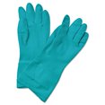 thumbnail image 2 of Boardwalk Nitrile Flock-Lined Gloves, X-Large, Green, Dozen -BWK183XL, 2 of 2