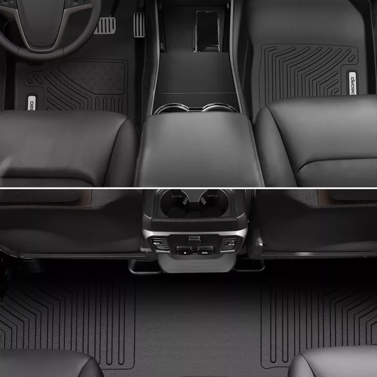 GMC Terrain Premium All-Weather Floor Mats (2018-2024) - Front & Rear Set, Black, OEM GM