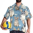 thumbnail image 4 of Tmall Men's Short Sleeve Beach Shirts Hawaiian Button Down Casual Summer Printed Unisex Top, 4 of 6