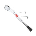 thumbnail image 1 of Pata de cabra universal resistente para bicicletas de 22 a 27 pulgadas Blanco, 1 of 9
