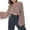 Brown, variant on dGslk Women Loose Knit Sweater Long Sleeve Pullover Lightweight Cropped Top Casual Oversized Jumper Soft Breathable Design Brown L