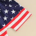 thumbnail image 6 of Okbabeha 4th Of July Baby Boy Clothes Infant Toddler American Flag Outfit USA Tops Tshirt Summer Shorts Clothing Set, 6 of 7
