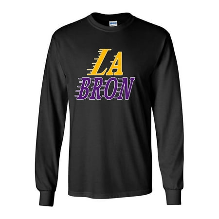 LONG SLEEVE BLACK Los Angeles Lebron James 