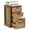 Brown, variant on File Cabinet, 15.7"D x 17.7"W Filing Cabinet with 3 Drawers, Printer Stand for Home Office, Gray