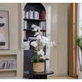 thumbnail image 6 of 29" White Orchid Arrangement in a Tan Ceramic Planter | Real Touch White Moth Phalaenopsis Orchids by Fiori Sempre, 6 of 7