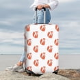 thumbnail image 4 of Wukai Orange Fox Elastic Luggage Cover: Personalized Protection for Your Suitcase - Fits 19~29-inch, Washable & Durable Travel Companion-Large, 4 of 8