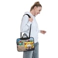 thumbnail image 6 of Lsque Pikmin Pattern Laptop Bag – Portable & Slim Single-Shoulder Computer Case with Adjustable Strap, Protective, Lightweight for 13”/14”/15.6” Laptops, 6 of 8