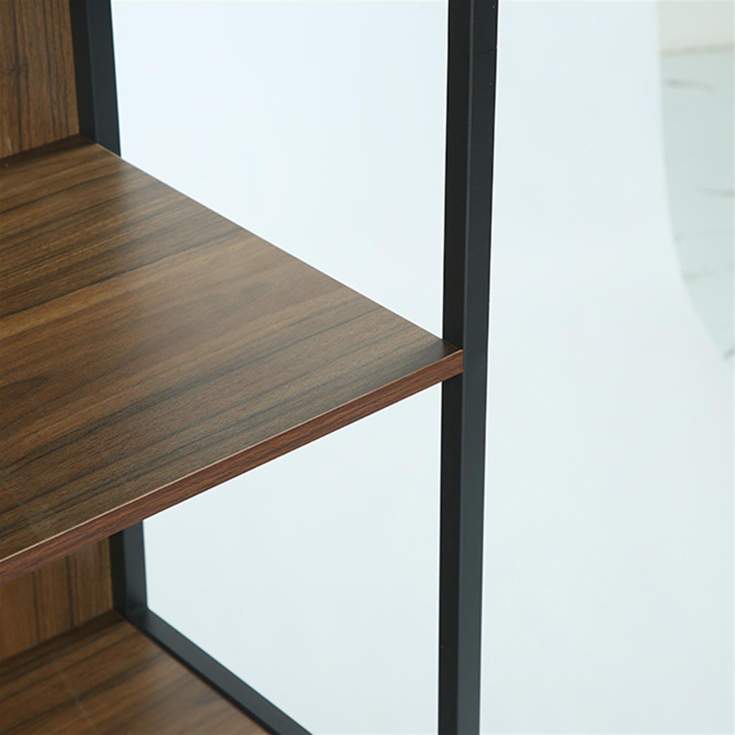 Demi Bonn Freestanding Closet Organizer,dustrial Entryway Hall Tree for Home Living Room, Bedroom, Brown