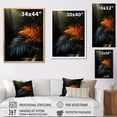thumbnail image 4 of Designart "Sunset'S Tropical Palm Tree Leaves IV" Palms & Palm Trees Canvas Wall Art, 4 of 7