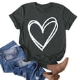 thumbnail image 1 of Fiudx Ofertas Flash Artículos En Oferta Mujer Día de San Valentín Impreso Invierno Casual Floral Top, 1 of 3