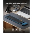 thumbnail image 3 of Combo de teclado y ratón ProtoArc XKM01 plegable azul, 3 of 8
