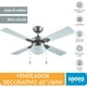 thumbnail image 3 of Ventilador de Techo Igoto para interior 42' BREZZA, 3 of 3