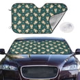thumbnail image 2 of Uemuo Cute Shiba Pattern Accordion Car Windshield Sun Shade, Foldable Reflective Sun Visor for Car, Reflector Windshield Sunshade-, 2 of 7