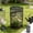 Black, variant on Solar Iron Garden Statue Light, Waterproof Outdoor LED Decorative Lamp Auto Dusk Lighting Durable Landscape Ornament, For Yard Patio Balcony Pathway Garden Decoration Night Use
