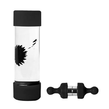 Education Resources New & Improved Black Colored Ferrofluid Display With Two Small 1ml