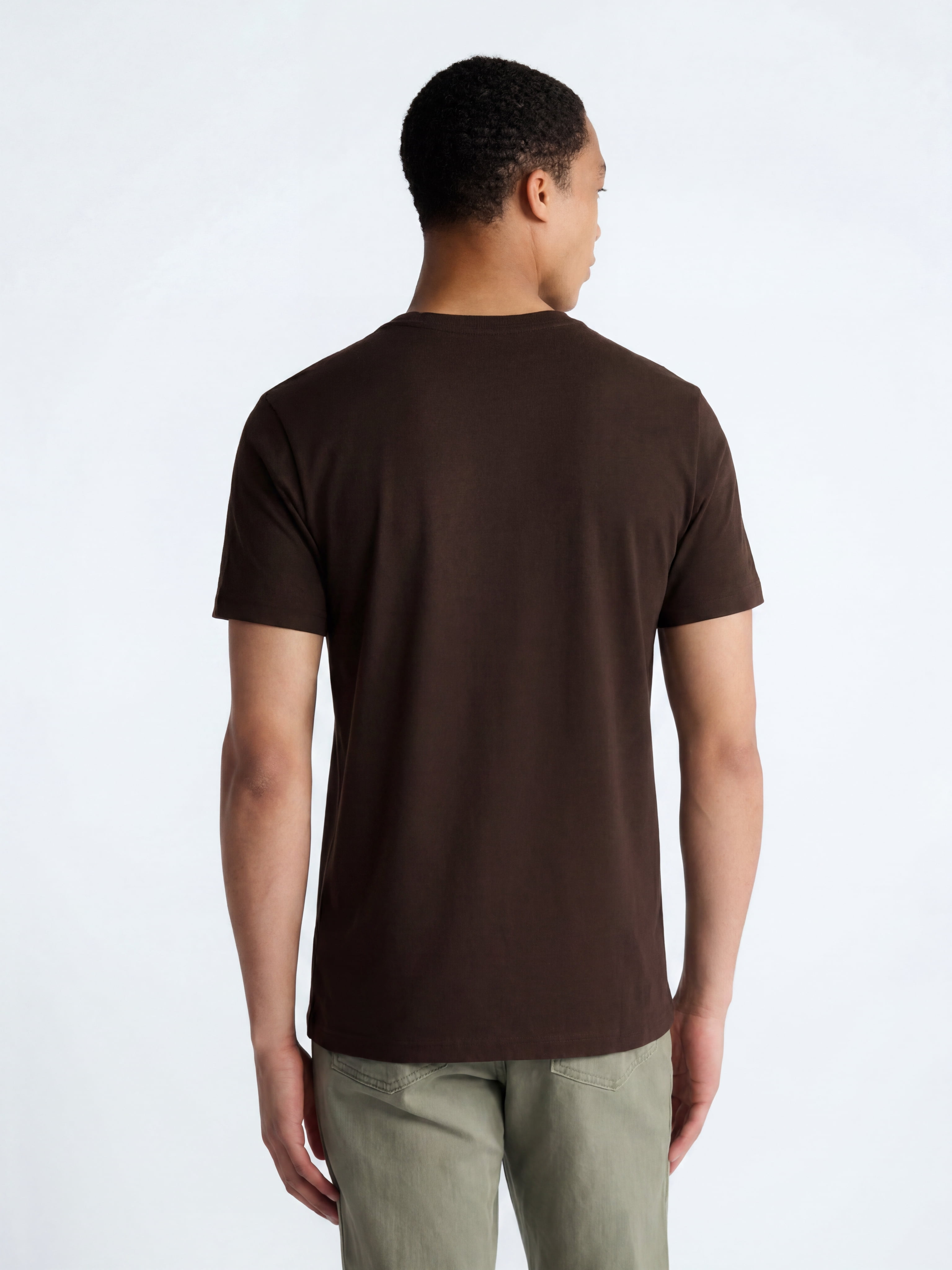 Free Assembly Men's Everyday Cotton Tee with Short Sleeves, Sizes S-XXXL