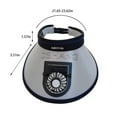 thumbnail image 3 of Summer Sun Protection Cap Large Eaves With Fan Empty Hat Beach Sun Hat Charged Fan Cap Sports Cap, 3 of 6