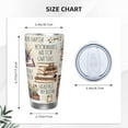 thumbnail image 2 of Reading Gifts for Women,Book Lover Coffee Tumbler Vacuum Insulated Stainless Steel Coffee Travel Mug Cup 20oz, 2 of 6
