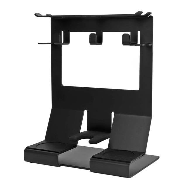 Soporte para herramientas de café Estación de apisonamiento de café Percha para martillo Estante de almacenamiento para el hogar Restaurante Café Oficina Negro para mangos de café de 51 54 mm