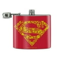 thumbnail image 2 of Superman Superman Icons Logo Stainless Steel 5oz Hip Drink Kidney Flask, 2 of 4