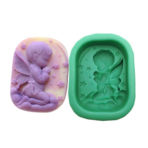 Fairy Shape Silicone Fondant Molds Cake Decorating Tools Candy Mousse Cake Clay Mold Chocolate Gumpaste Molds for Baking