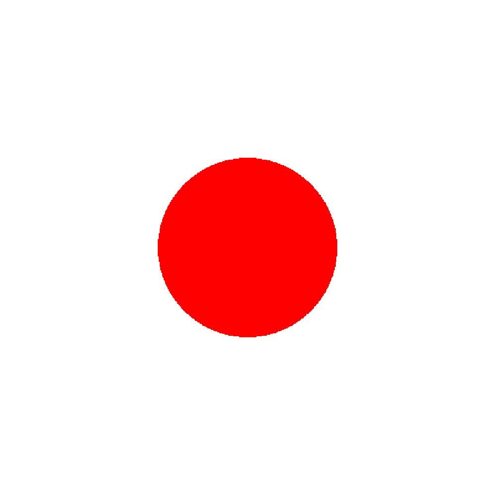 Japan Flag with Grommets 3ft x 5ft