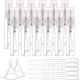 thumbnail image 1 of 38 botellas de spray de vidrio portátiles vacías transparentes de 5 ml, atomizador de niebla fina con tapa de plástico para polvo, botella rellenable, 1 of 5