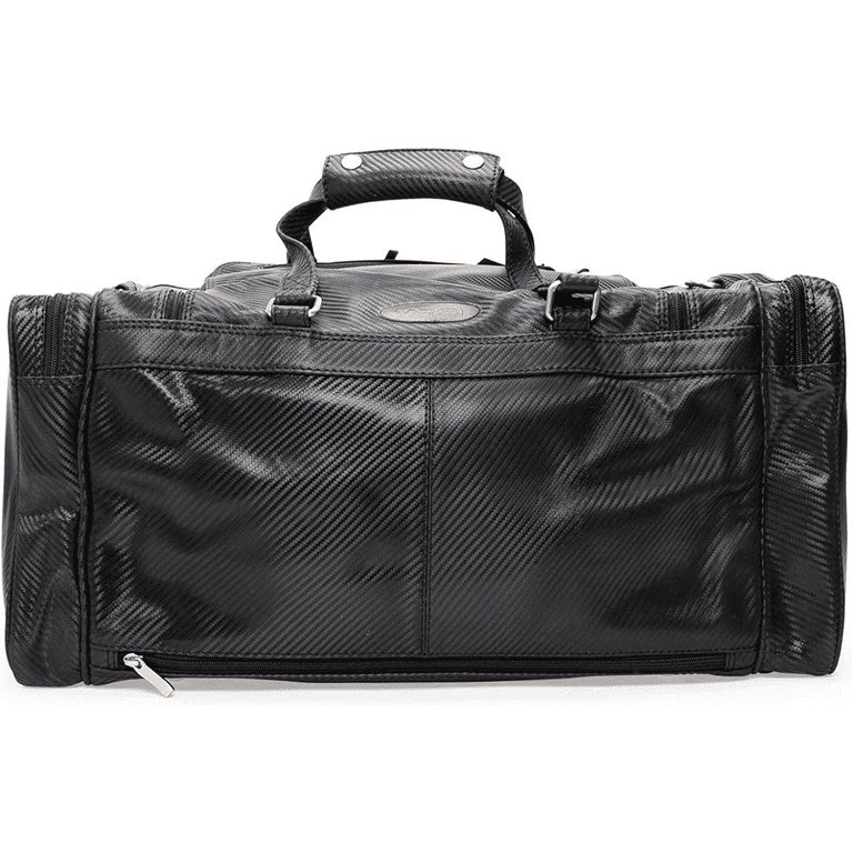 Viosi Malibu 22 Inch Full Grain Leather Duffel Travel Bag Sports