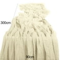 thumbnail image 3 of YAOMOBB Tablecloth Decor Tear Resistant Table Runner Machine Washable Non fade Bohemian Style Semi Sheer Cheesecloth Crumpled Table Decoration, 3 of 6