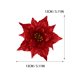 thumbnail image 5 of 7 piezas de flores artificiales decorativas con purpurina navideña., 5 of 6