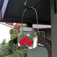 thumbnail image 4 of LACKUST Bird Feeders Outdoor Clearance,Three-Port Hummingbird Feeder with Mason Jar Design, Perfect for Outdoor Bird Watching,Clear, 4 of 7